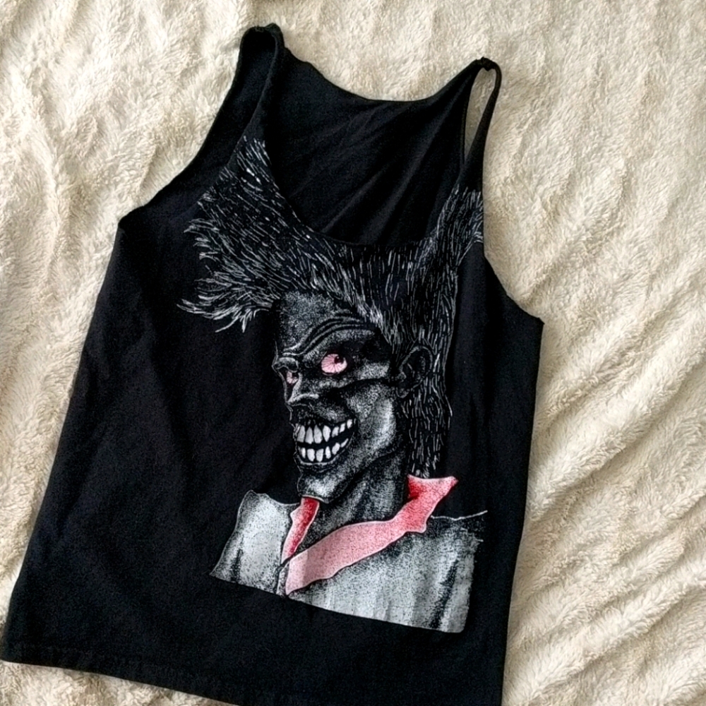 The Cramps band tee cut up